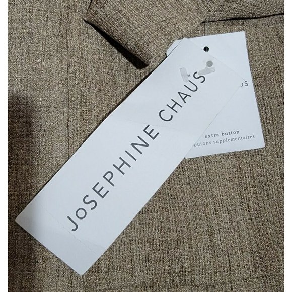 Josephine Chaus Button Down Rich Brown Expedition Blazer 16 Womens - Picture 7 of 9